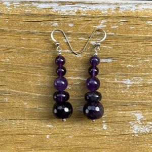 Jay King Amethyst Sterling Earrings